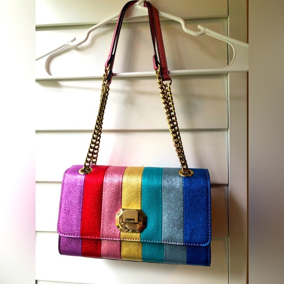 Aldo Handbags - Aldo Multicolor Striped Shoulder Bag NWOT